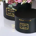 Tragbarer runder Blumenkasten schwarz2.webp